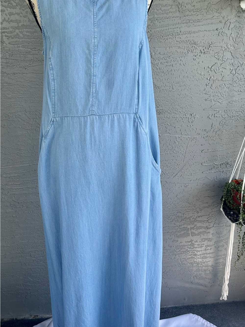 Light Blue Women's Denim-Style dress